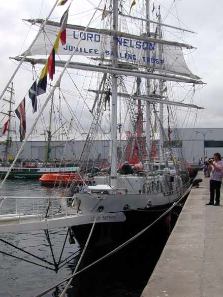 Lord Nelson. Bandera inglesa