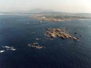 Punta e islotes Falcoeiro, final por el S del sistema dunar