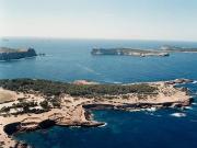 Pta. Torre de Rovira. Isla Conejera. Al fondo Bledas y Esparto