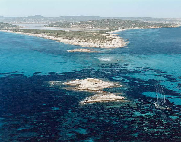 Punta de Ses Salines. Islote El Caragoler. Parte N del Freu Chico