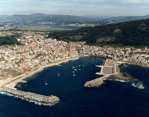 Vista general del Puerto de A Guarda