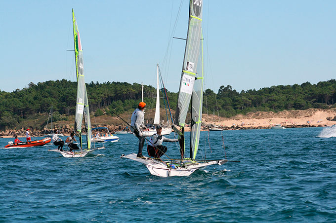 4ª Jornada Poco viento solo compiten los 49er