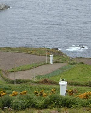 Puerto de Caión. Enfilación de entrada