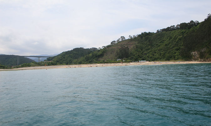 Ensenada y playa de San Pedro de la Ribera