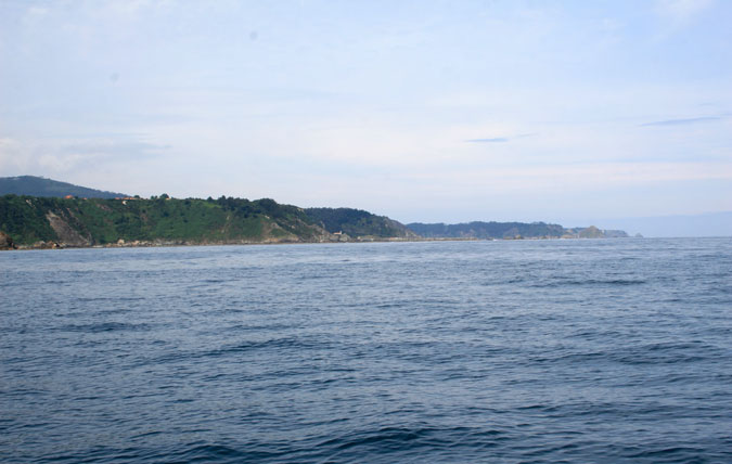 La costa entre la ría de Pravia y Cudillero