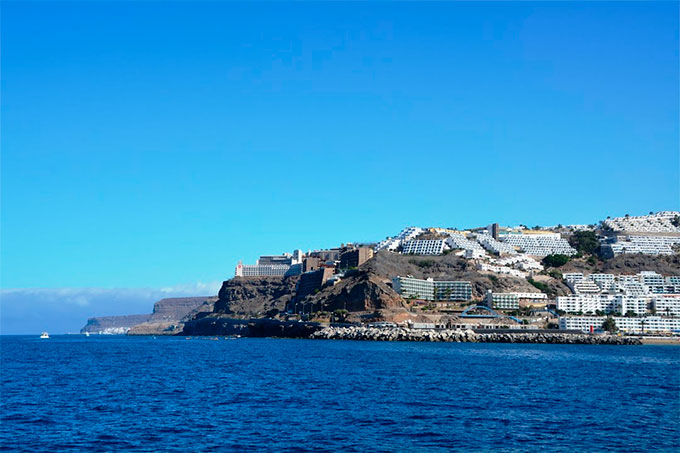 La costa de Puerto Rico hacia el N