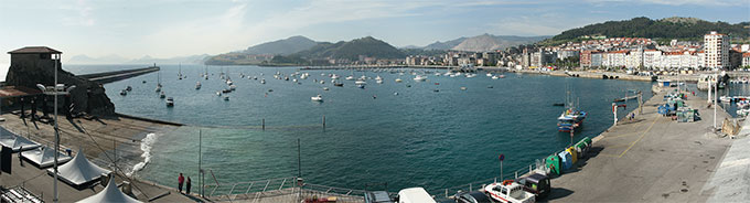 La dársena desde el puerto pesquero