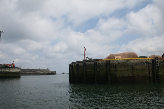 Partda desde el puerto pesquero