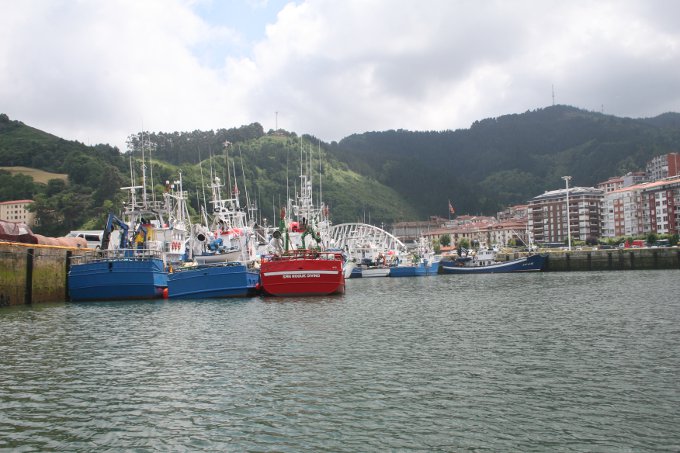 Puerto pesquero de Ondarroa