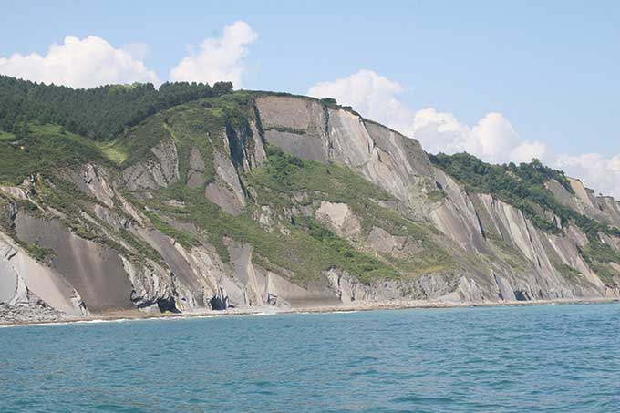 La costa del Geoparque. La costa del Flisch