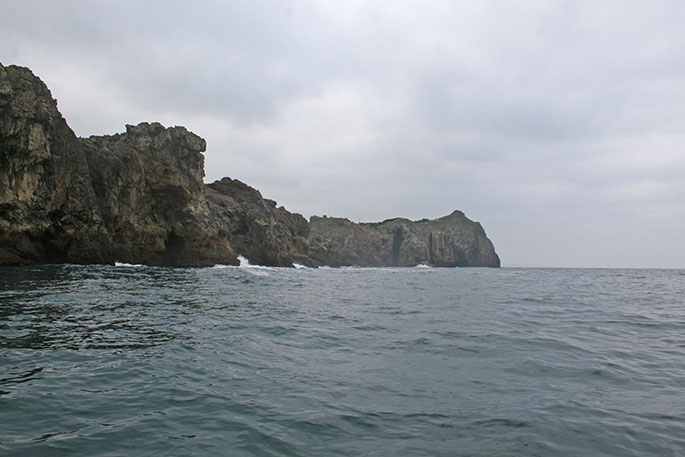 Punta Calderón al fondo