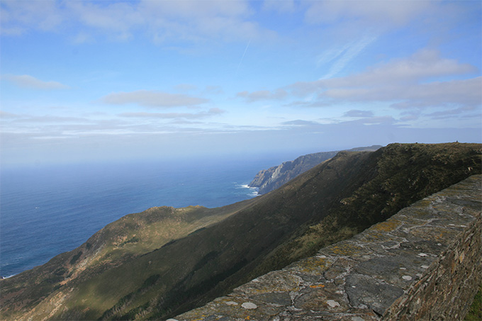 Sierra de la Capela desde la garita de Herbeira