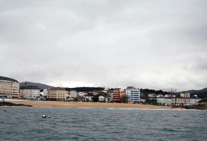 Fondeadero de San Cibrao. Playa de O Torno.