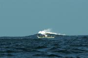 Asi sube la mar en los bajos de Corrubedo