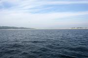 Playa de A Lanzada desde la mar