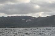 Espigón de Santa Mariña desde la mar