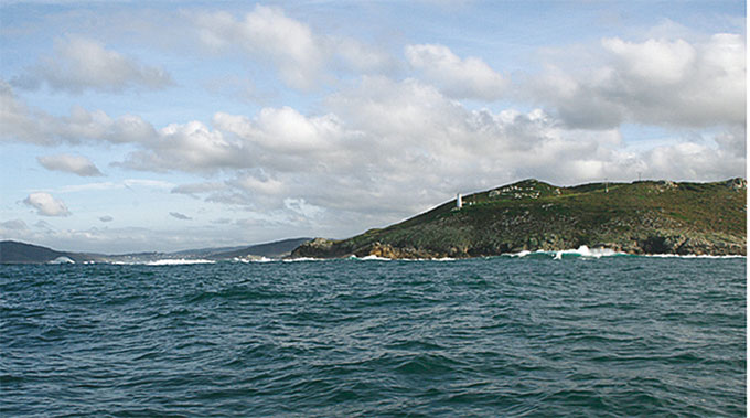 Punta y Faro de Insua desde el W