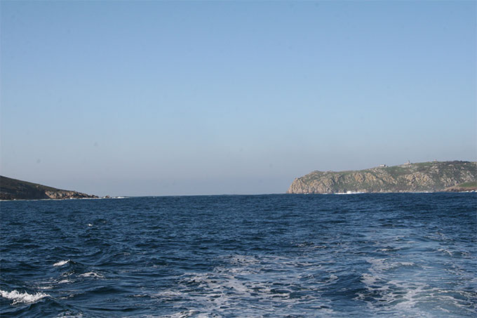 Desde Malpica. Canal entre San Adrián y la Sisarga