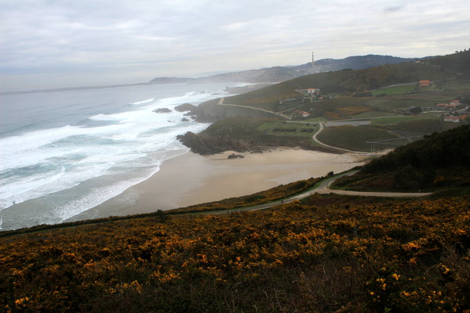 Punta Langosteira desde el W