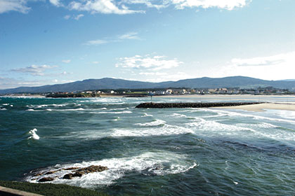 Espigón de Foz. Playa da Rapadoira