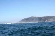 Al NNW del faro del Roncudo, virando hacia la ría de Corme y Laxe