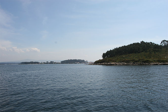 Ensenada de Xufre desde Punta Campelo