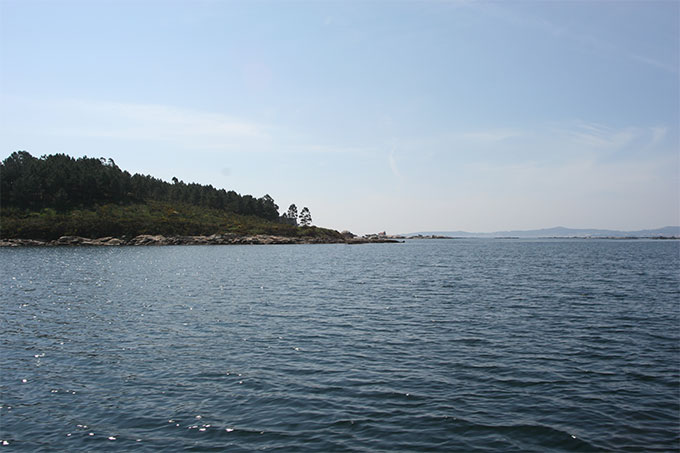 Punta Campelo, al fondo Punta Cabalo y su faro