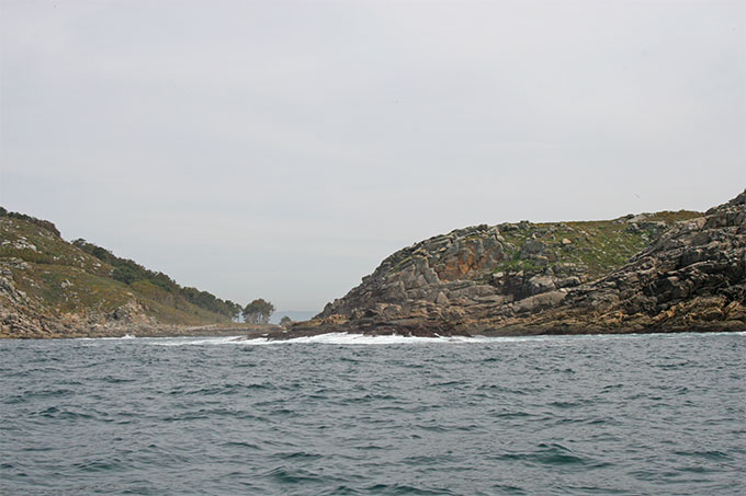 Cala das Herbas y Ensenada do Lago