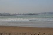 Bahía de A Coruña desde la playa de Bastiegueiro