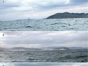 Secuencias de la aproximación a la Ría de la Coruña desde el W 1