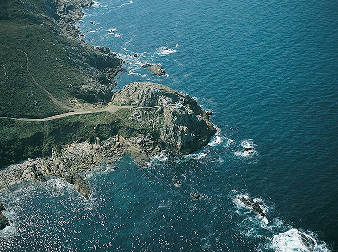 Punta Lameda desde el aire