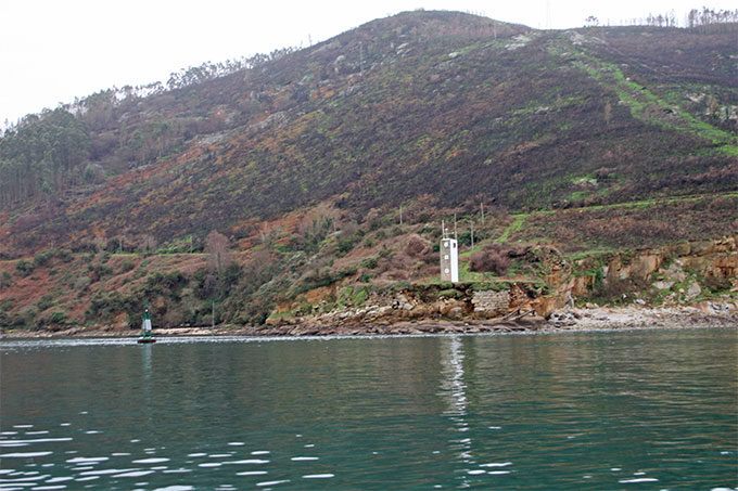 Baliza de San Martín y Torre anterior de la enfilación de San Martín