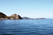 Punta Lameda, Islas Estelas. Ría de Baiona