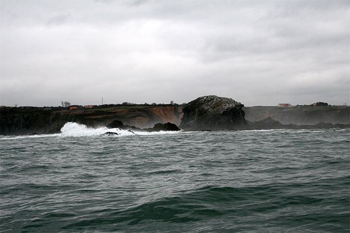 Punta y isla Miranda. Ría de Ares