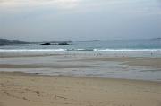 Porto Cubelo desde la playa de Carnota
