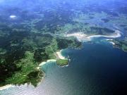 La ría de Ortigueira y Espasante desde el aire