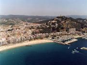 Bahía y puerto de Blanes. Castillo de San Juán