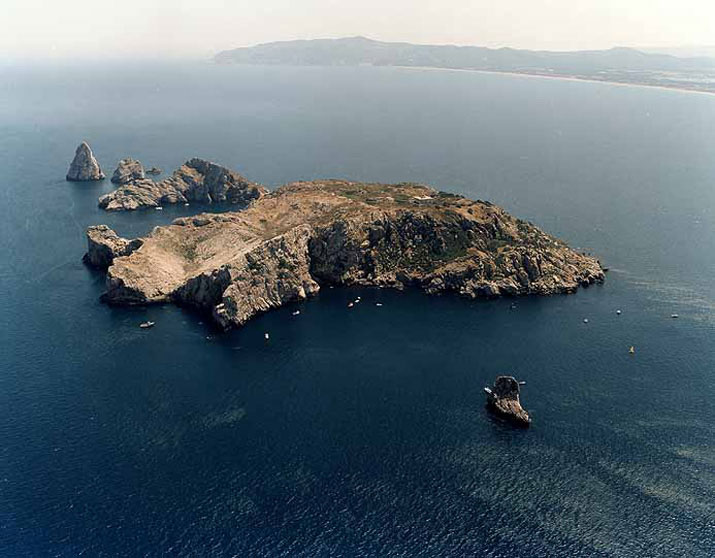 Islas Medas desde el N