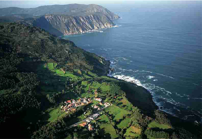 Sierra de la Capela. San Andrés de Teixido