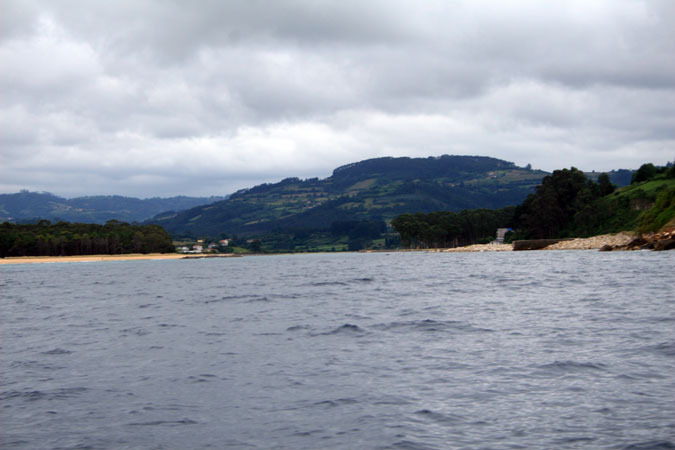 La ría arribando de Tazones