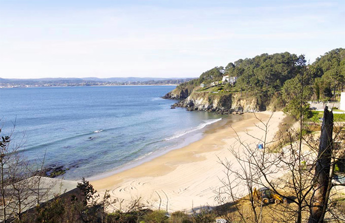 Playa de Ber Pontedeume A Coruña 