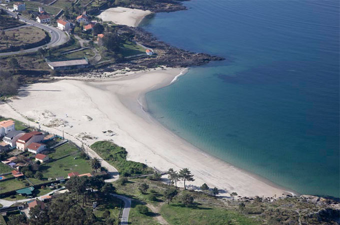 Playa de Ornanda / Gaviotas / A Ornanda. Porto do Son