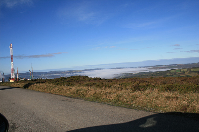 Niebla sobre el lago de As Pontes