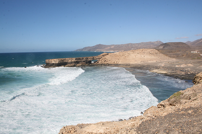 De la playa de la Pared viendo para el norte