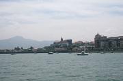 Hondarribia desde la bahía de Txingudi