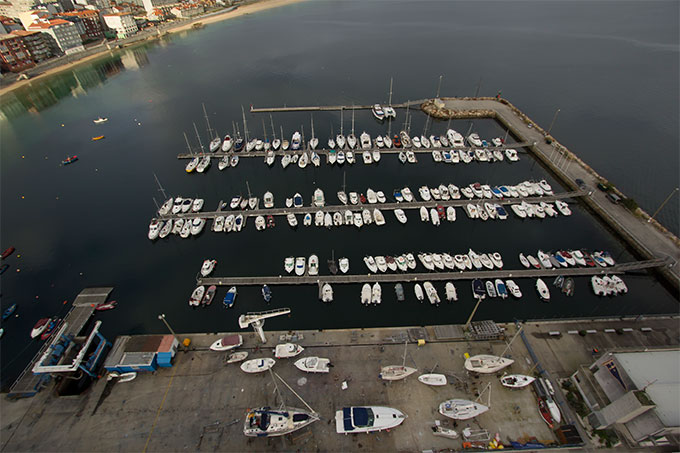 Puerto deportivo de  Santa Uxia de Ribeira