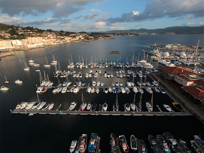 Puerto de Sanxenxo.