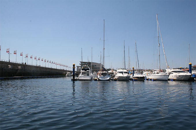 Puerto de Sanxenxo.