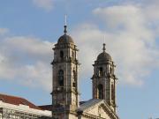 Vigo. La Colegiata desde a Praza da Pedra