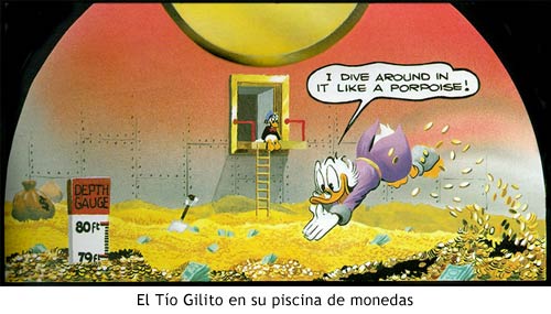 TIO GILITO EN SU PISICNA DE MONEDAS